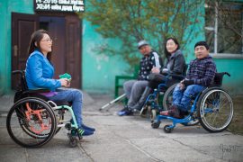 Vammaistyö Mongoliassa Lähetysyhdistys Kylväjän kautta.