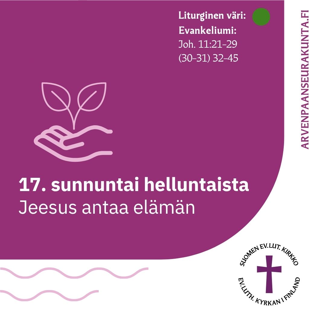 Jeesus antaa elämän