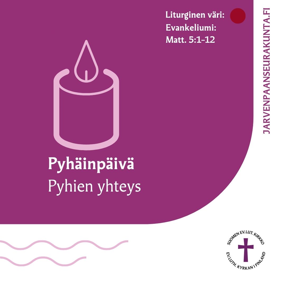 Pyhäinpäivä: pyhien yhteys ja kynttilä
