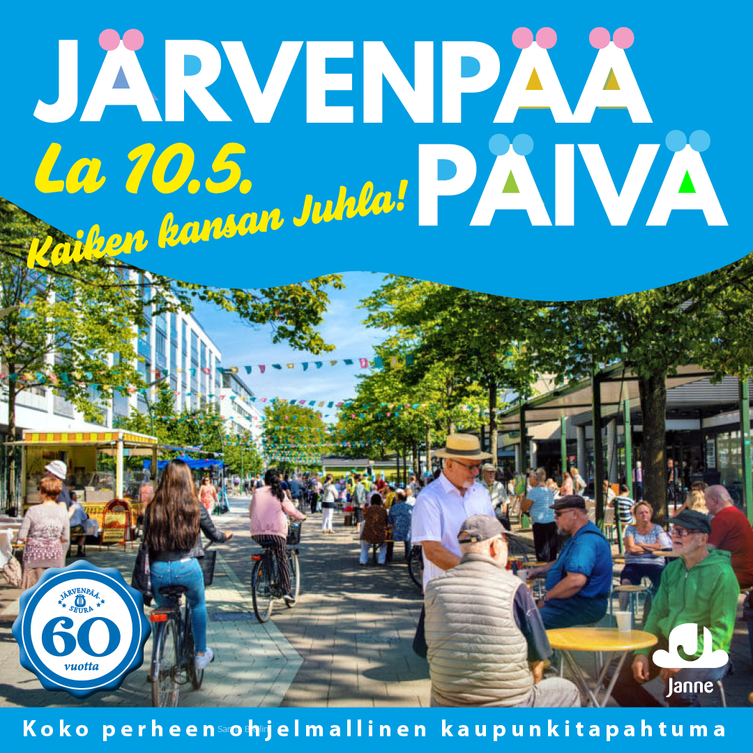 Seurakunta mukana Järvenpää-päivässä Järvenpää-päivän mainos