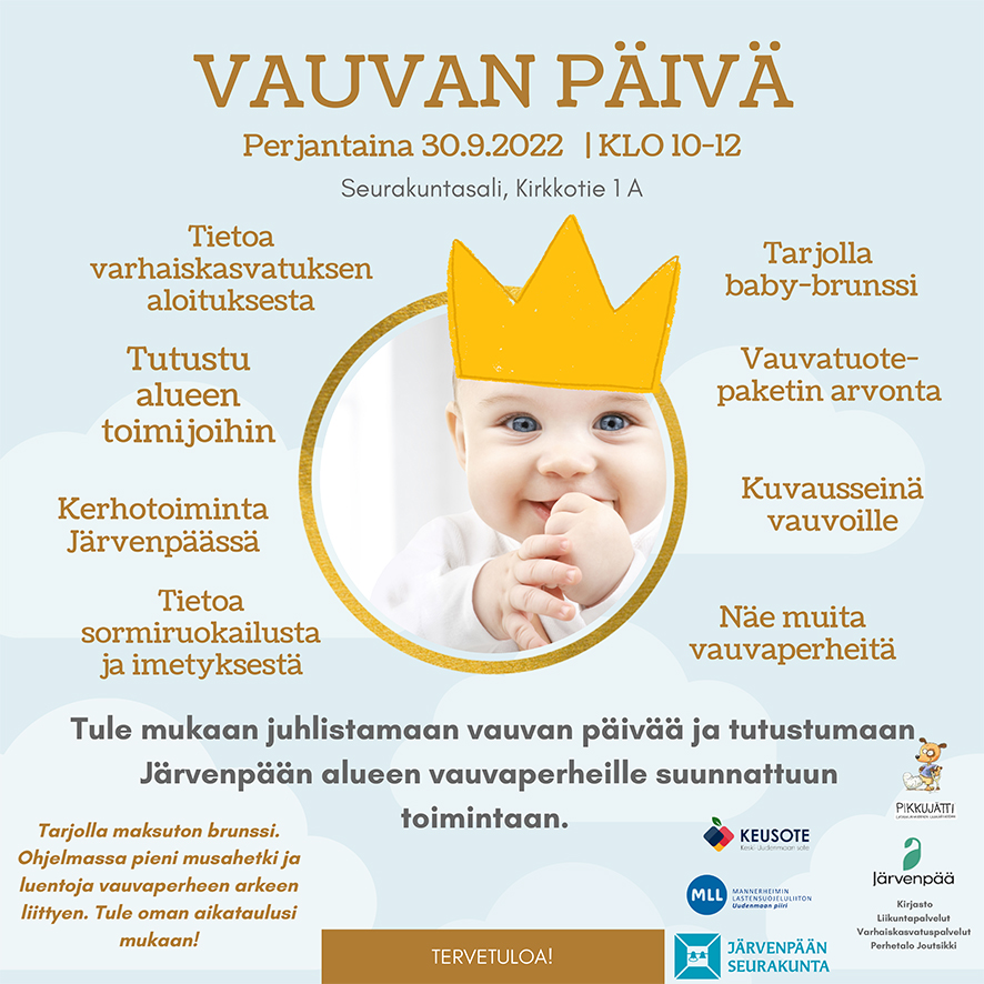 Vauvan päivän mainos.