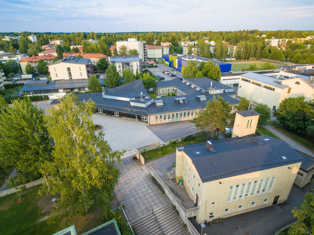 Vanhakirkko Vanhankirkko ylhäältä kuvattuna.